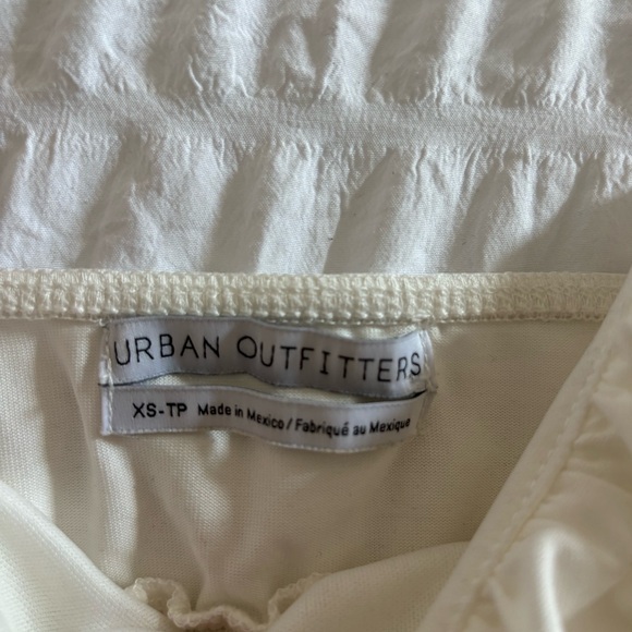 White ruffle Urban Outfitters Top - Picture 2 of 5